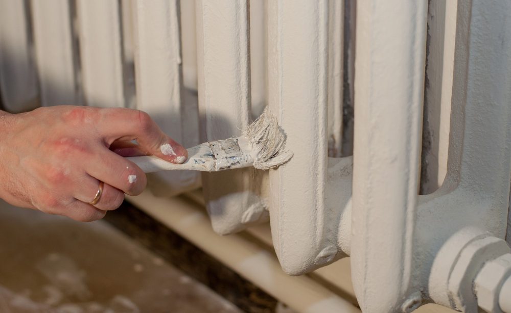 Peinture pour radiateur en fonte